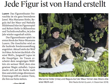 Jede Figur ist von Hand erstellt