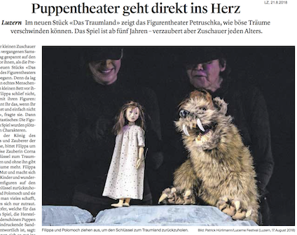 Puppentheater geht direkt ins Herz