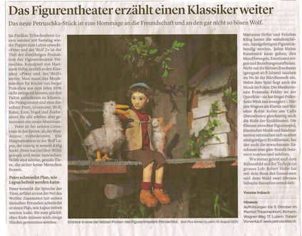 Das Figurentheater Petruschka erzählt einen Klassiker weiter